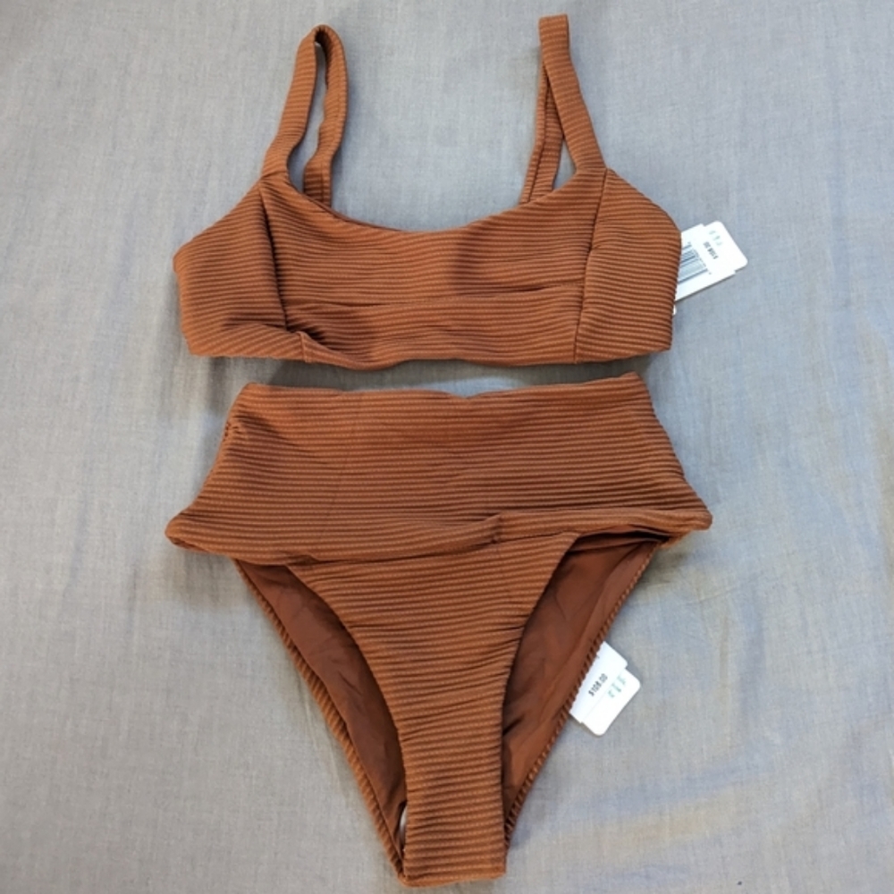 L*Space Jess Desi Bikini Set Coffee Brown - Picture 2 of 7